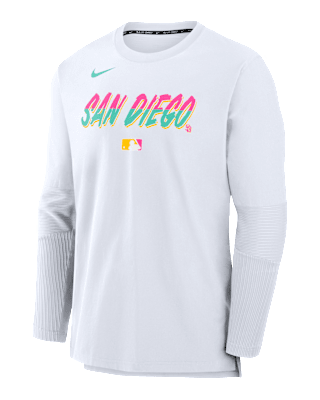 ナイキ サンディエゴ パドレス シティ コネクト ダグアウト ジャケット NIKE パドレス ボンバージャケット シティコネクト アウター